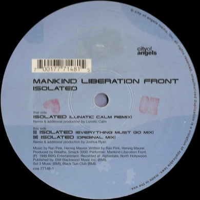 Mankind Liberation Front : Isolated (12