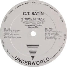 Load image into Gallery viewer, C.T. Satin : I Found A Friend (12&quot;)