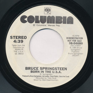 Bruce Springsteen : Born In The U.S.A. (7", Single, Promo, Styrene)