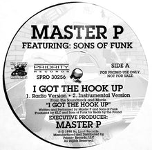 Load image into Gallery viewer, Master P Featuring Sons Of Funk : I Got The Hook Up (12", Promo)