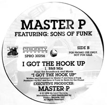 Load image into Gallery viewer, Master P Featuring Sons Of Funk : I Got The Hook Up (12", Promo)