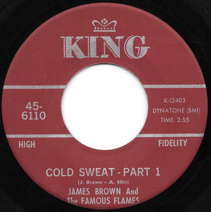 James Brown And The Famous Flames* : Cold Sweat (7", Single, Red)