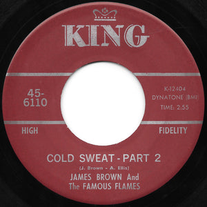 James Brown And The Famous Flames* : Cold Sweat (7", Single, Red)