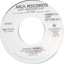 Load image into Gallery viewer, Oingo Boingo : Just Another Day (7", Promo)