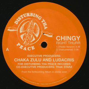 Chingy : Right Thurr / Mobb Wit Me (12", Promo)