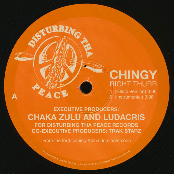 Chingy : Right Thurr / Mobb Wit Me (12