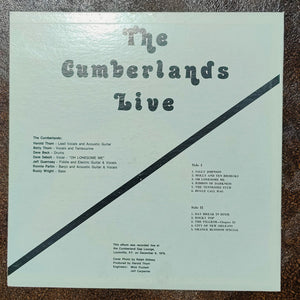 The Cumberlands : The Cumberlands Live (LP, Album)
