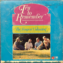 Load image into Gallery viewer, The Singers Unlimited : Try To Remember (LP)