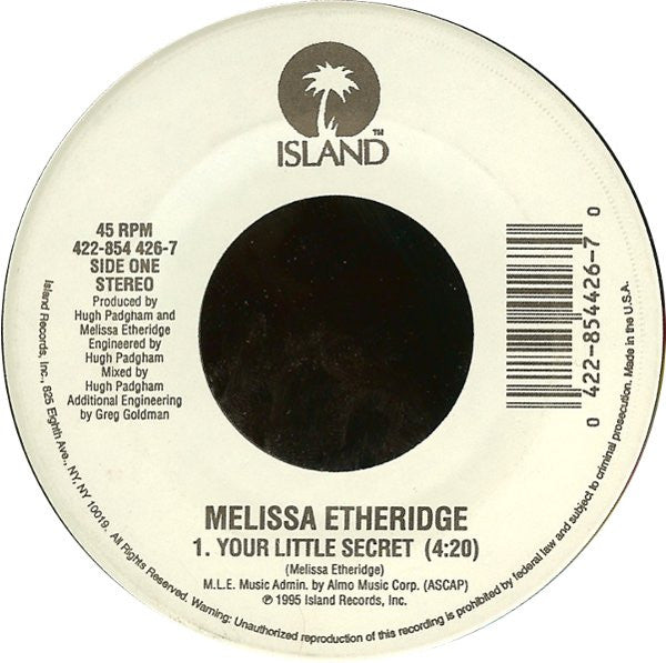 Melissa Etheridge : Your Little Secret (7