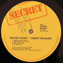 Load image into Gallery viewer, Twisted Sister : Under The Blade (LP, Album)