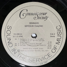 Load image into Gallery viewer, Granados*, Francisco Aybar : Goyescas (Complete) (LP)