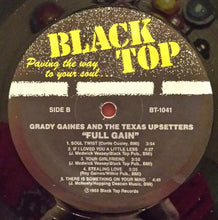 Load image into Gallery viewer, Grady Gaines &amp; The Texas Upsetters : Full Gain (LP, Album)