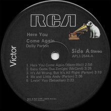 Load image into Gallery viewer, Dolly Parton : Here You Come Again (LP, Album, RE)
