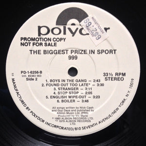 999 : The Biggest Prize In Sport (LP, Album, Promo)