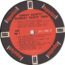 Load image into Gallery viewer, Shirley Scott Trio : Great Scott!! (LP, Album, Mono)