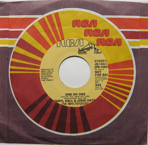 Daryl Hall & John Oates : One On One (7", Single, Promo)