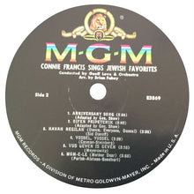 Load image into Gallery viewer, Connie Francis : Sings Jewish Favorites (LP, Album, Mono, MGM)