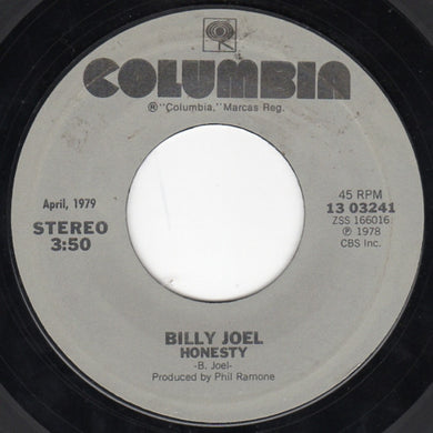 Billy Joel : Honesty / Sometimes A Fantasy (7