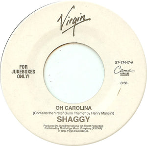 Shaggy : Oh Carolina / Love Me Up (7", Jukebox)