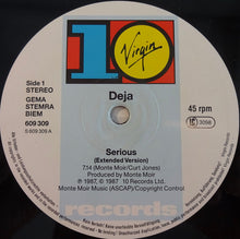 Load image into Gallery viewer, Déjà : Serious (12", Single)