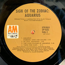 Load image into Gallery viewer, Signs Of The Zodiac : Aquarius (LP, Album)