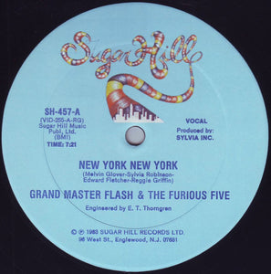 Grand Master Flash & The Furious Five* : New York New York (12")