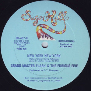 Grand Master Flash & The Furious Five* : New York New York (12")