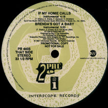 Load image into Gallery viewer, 2Pac : If My Homie Calls / Brenda's Got A Baby (12", Single, Promo)
