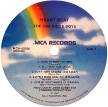 Load image into Gallery viewer, The Oak Ridge Boys : Heartbeat (LP, Album, Glo)