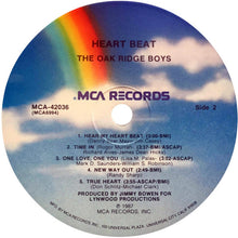 Load image into Gallery viewer, The Oak Ridge Boys : Heartbeat (LP, Album, Glo)