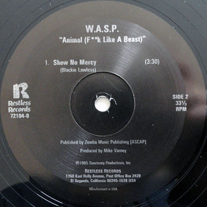 W.A.S.P. : Animal (F**k Like A Beast) (12", Single)