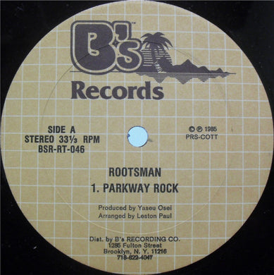 Rootsman : Parkway Rock / Treat Me Irie (12