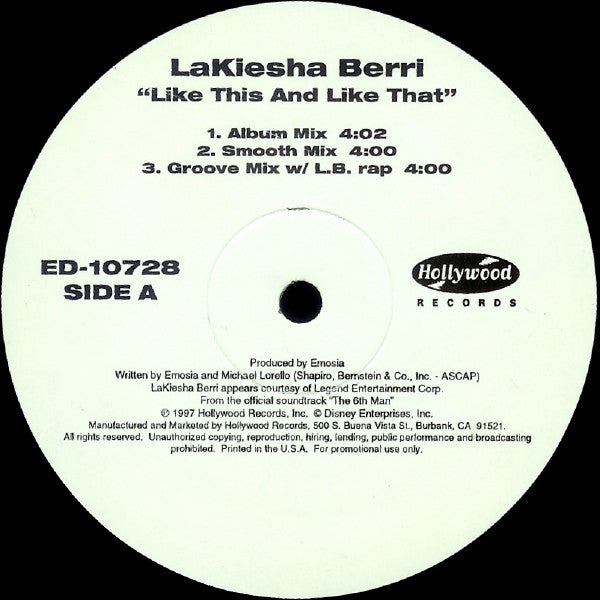 LaKiesha Berri : Like This And Like That (12