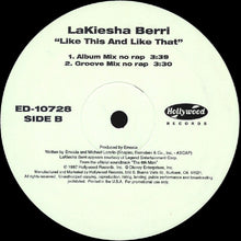 Load image into Gallery viewer, LaKiesha Berri : Like This And Like That (12&quot;, Promo)