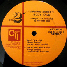 Load image into Gallery viewer, George Benson : Body Talk (LP, Album, Ter)