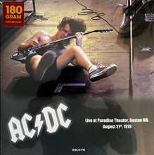 Load image into Gallery viewer, AC/DC : Live At Paradise Theater, Boston MA. August 21st, 1978 (LP, Album, RE, Unofficial, Tra)