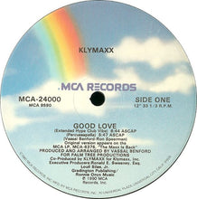 Load image into Gallery viewer, Klymaxx : Good Love (12", Single)