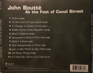 John Boutte* : At The Foot Of Canal Street (CD, Album)