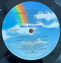 Load image into Gallery viewer, B.B. King : King Of The Blues 1989 (LP, Album, Pin)