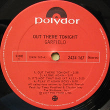 Load image into Gallery viewer, Garfield (11) : Out There Tonight (LP, Album)