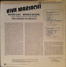 Load image into Gallery viewer, Arcadio Elias And His Mariachi Nacional* : Viva Mariachi (LP, Album)