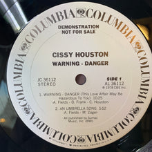 Load image into Gallery viewer, Cissy Houston : Warning Danger (LP, Album, Promo, San)