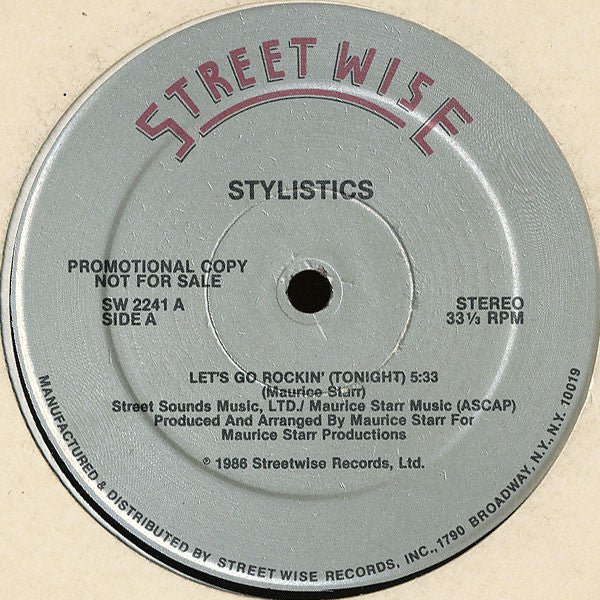 The Stylistics : Let's Go Rockin' (Tonight) (12