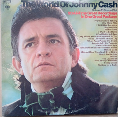 Johnny Cash : The World Of Johnny Cash (2xLP, Comp, RE, Pit)