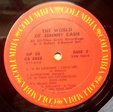 Load image into Gallery viewer, Johnny Cash : The World Of Johnny Cash (2xLP, Comp, RE, Pit)