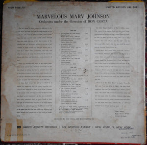 Marv Johnson : Marvelous Marv Johnson (LP, Mono)