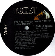 Load image into Gallery viewer, Louise Mandrell : I'm Not Through Loving You Yet (LP, Album, Ind)