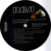 Load image into Gallery viewer, Louise Mandrell : I'm Not Through Loving You Yet (LP, Album, Ind)