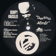 Load image into Gallery viewer, Bumpy Knuckles : A Part Of My Life / Devious Minds (12")