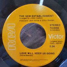 Load image into Gallery viewer, The New Establishment (3) : Love Will Keep Us Going / If I Don&#39;t Find You There (7&quot;)